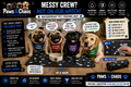 Paws & Chaos Waterproof Pet Feeding Mat – Non-Slip Food & Water Bowl Mat